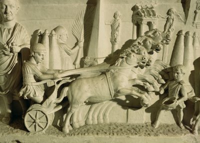 Relief Depicting a Chariot Race by Roman